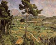 Paul Cezanne Mont Sainte Victoire seen from Bellevue china oil painting artist